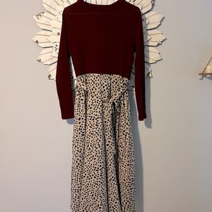 Like new fall sweater neck dress